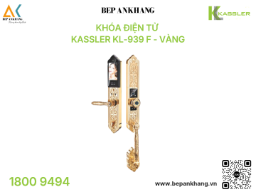 Khóa điện tử Kassler KL-939 F - Vàng